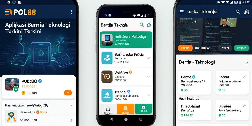 Screenshot utama POL88 menampilkan berita teknologi terkini.