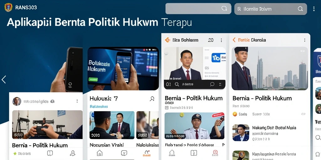 Tampilan antarmuka RANS303 yang menarik dan informatif.