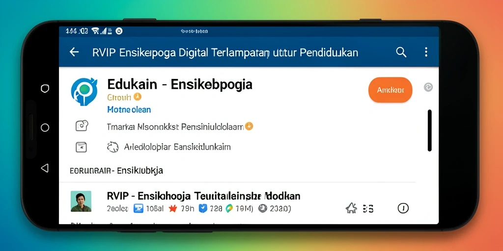 Tampilan antarmuka RVIP yang intuitif dan informatif.