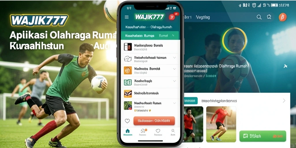 Antarmuka WAJIK777 yang intuitif dan mudah digunakan untuk olahraga di rumah.